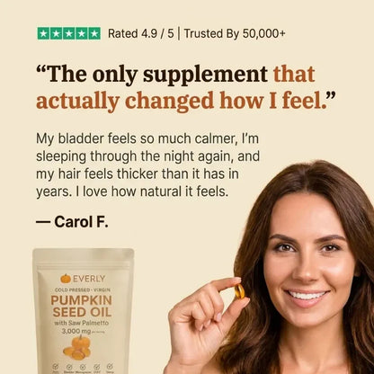 Everly® Pumpkin Seed Oil Softgels
